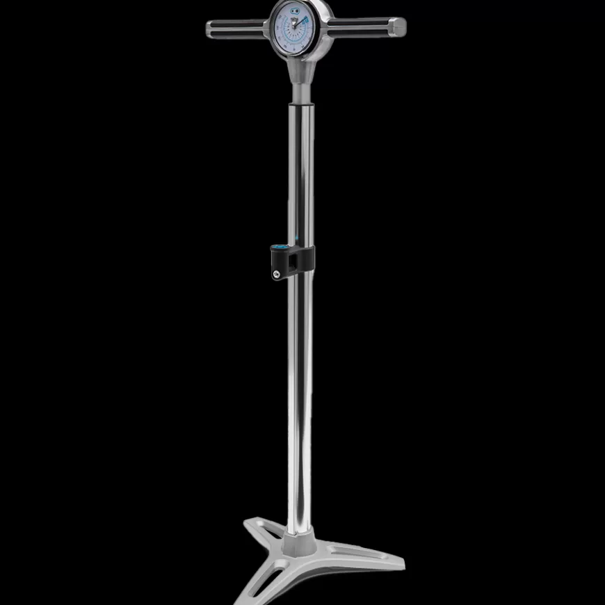 Standpumpen*Crankbrothers Klic Floor Pump Analog Silver