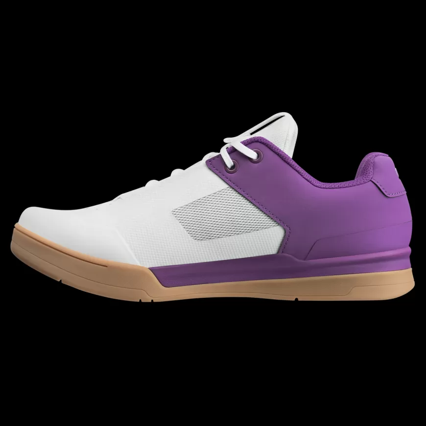 mallet_lace_clipin_shoes__bernard_kerr_edition_2.webp Mallet | Mallet Clip-in*Crankbrothers Mallet Lace Clip-In Shoes - Bernard Kerr Edition White/Purple/Gum