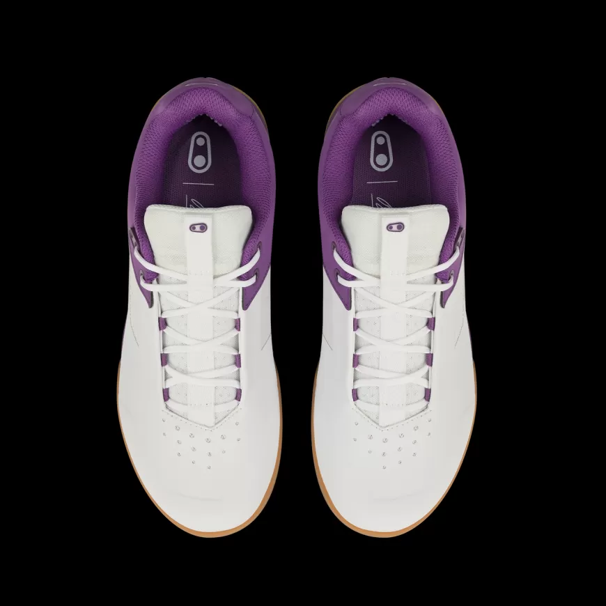 mallet_lace_clipin_shoes__bernard_kerr_edition_6.webp Mallet | Mallet Clip-in*Crankbrothers Mallet Lace Clip-In Shoes - Bernard Kerr Edition White/Purple/Gum