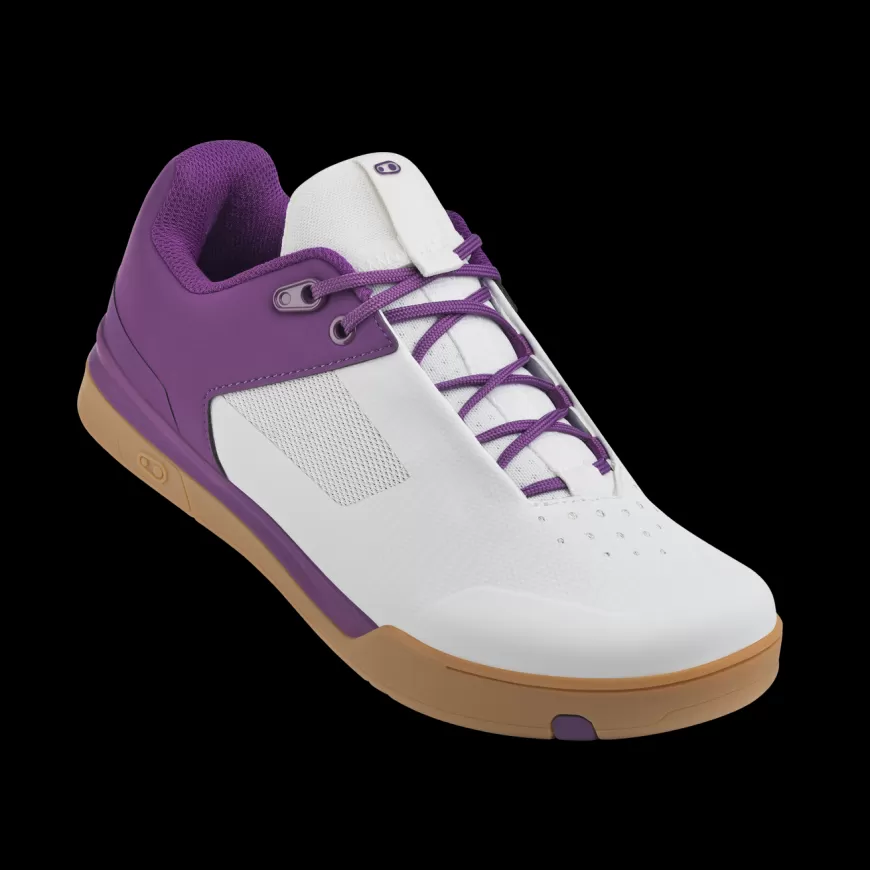 mallet_lace_clipin_shoes__bernard_kerr_edition_7.webp Mallet | Mallet Clip-in*Crankbrothers Mallet Lace Clip-In Shoes - Bernard Kerr Edition White/Purple/Gum