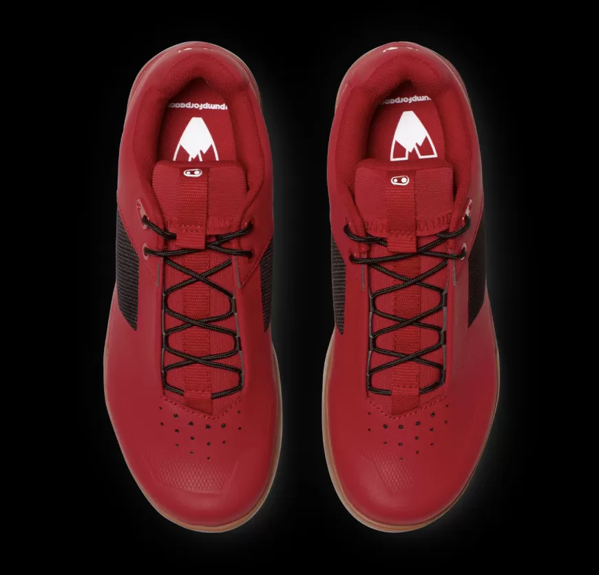 mallet_lace_clipin_shoes__pump_for_peace_edition_4.webp Mallet | Mallet Clip-in*Crankbrothers Mallet Lace Clip-In Shoes - Pump For Peace Edition Red/Gum