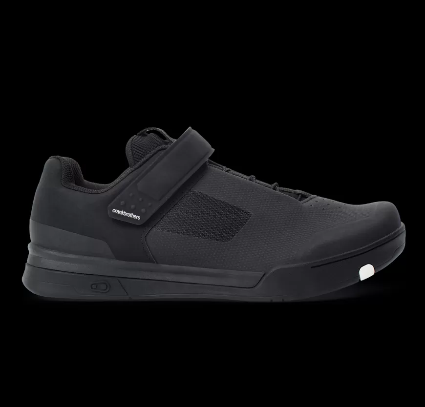 mallet_speed_lace_clipin_shoes__blackwhite_3.webp Mallet | Mallet Clip-in*Crankbrothers Mallet Speed Lace Clip-In Shoes - Black/White