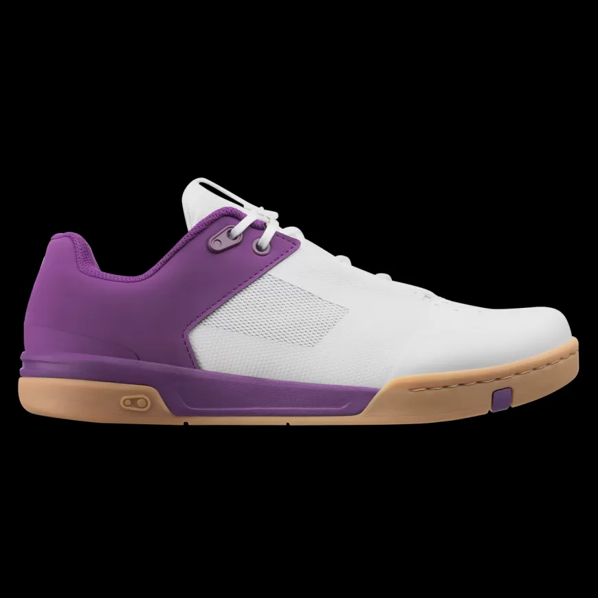 stamp_lace_flat_shoes__bernard_kerr_edition_3.webp Stamp | Stamp Flat*Crankbrothers Stamp Lace Flat Shoes - Bernard Kerr Edition White/Purple/Gum