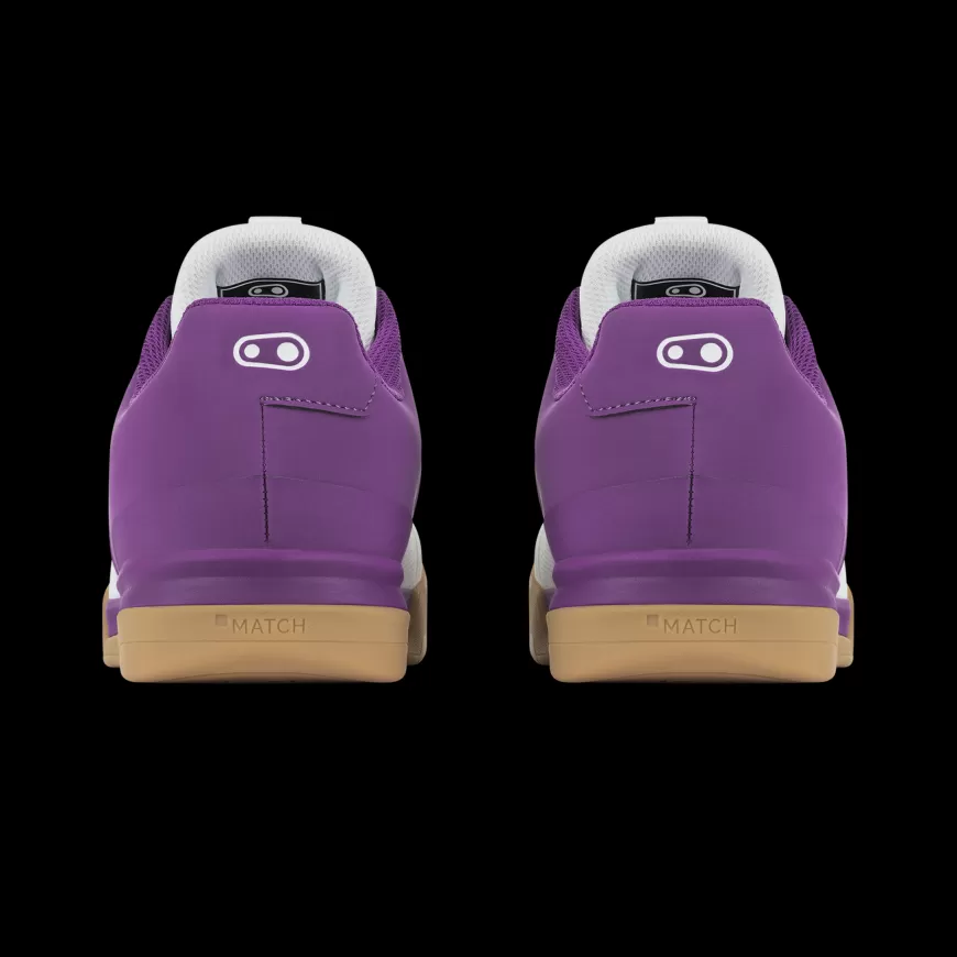stamp_lace_flat_shoes__bernard_kerr_edition_4.webp Stamp | Stamp Flat*Crankbrothers Stamp Lace Flat Shoes - Bernard Kerr Edition White/Purple/Gum