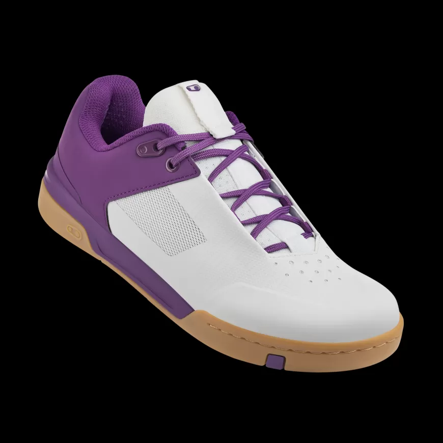 stamp_lace_flat_shoes__bernard_kerr_edition_6.webp Stamp | Stamp Flat*Crankbrothers Stamp Lace Flat Shoes - Bernard Kerr Edition White/Purple/Gum