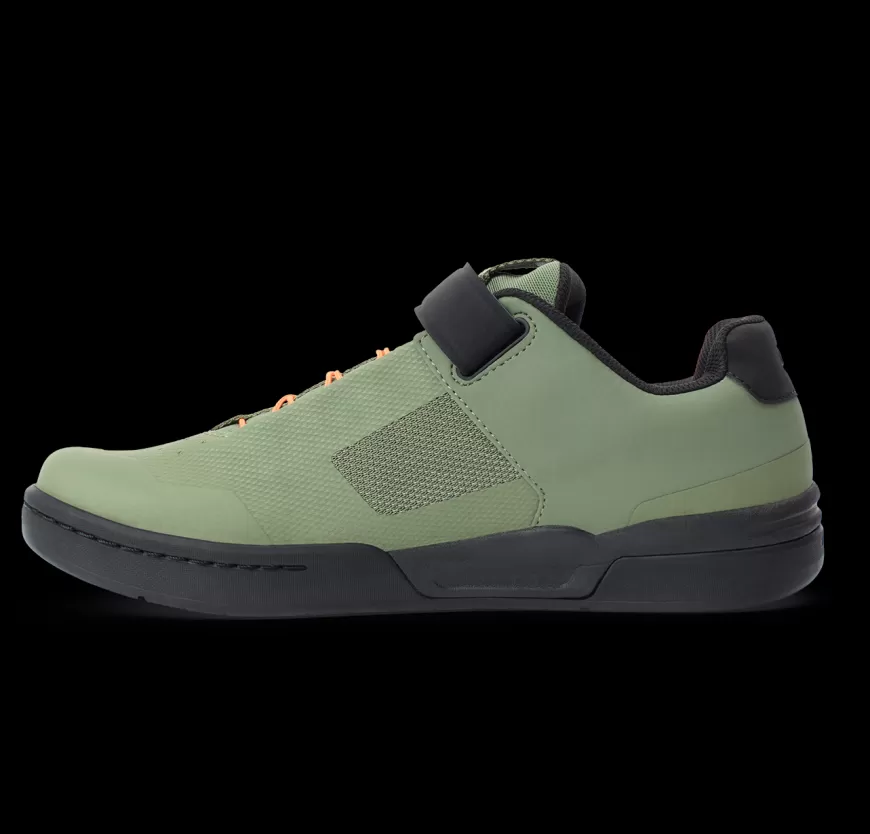 stamp_speed_lace_flat_shoes__greenorange_3.webp Stamp | Stamp Flat*Crankbrothers Stamp Speed Lace Flat Shoes - Green/Orange