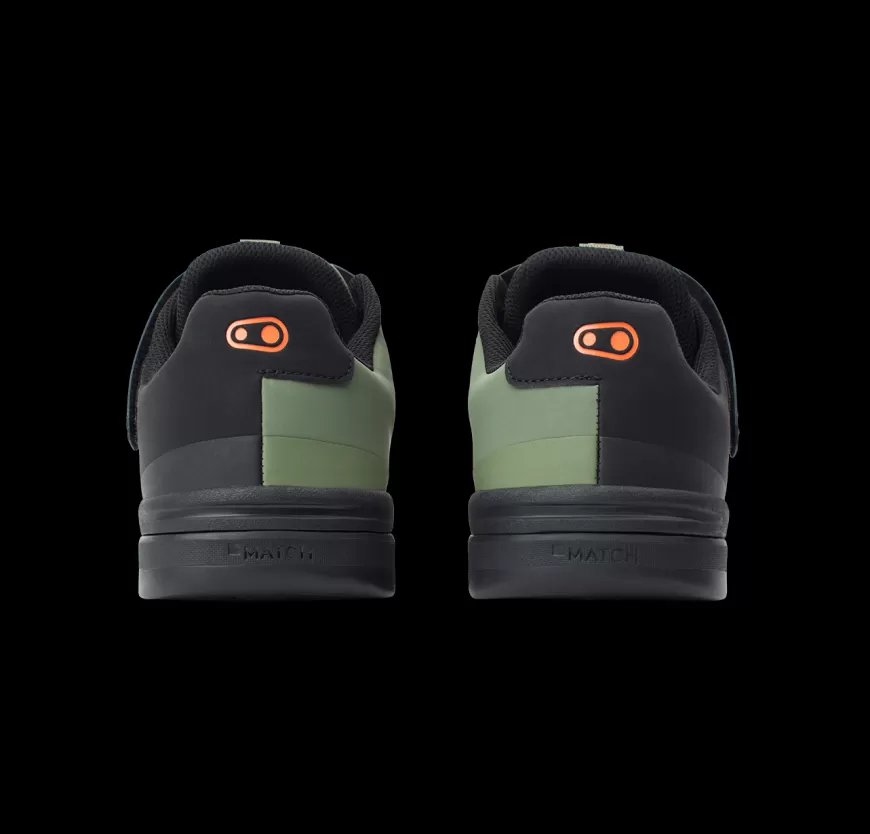 stamp_speed_lace_flat_shoes__greenorange_4.webp Stamp | Stamp Flat*Crankbrothers Stamp Speed Lace Flat Shoes - Green/Orange